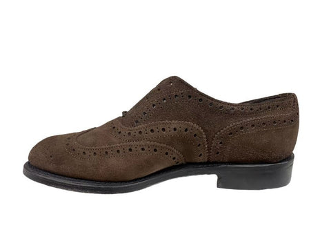 Barker Suede Lace Up Brown