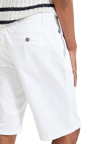 Polo Shorts Chino White