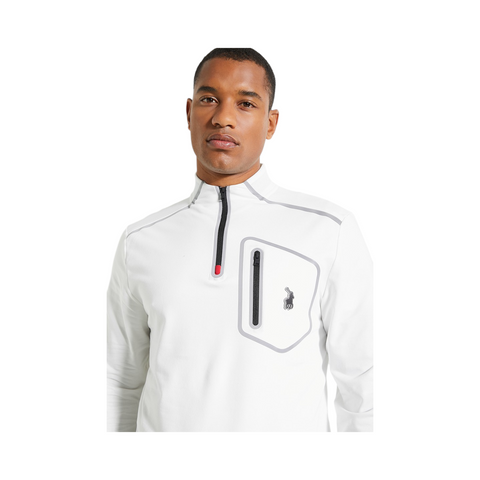 Polo Sweater High Neck Off White