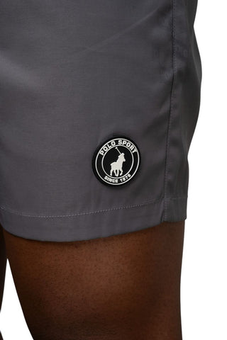 Polo Shorts Sport Monogram Beach Grey