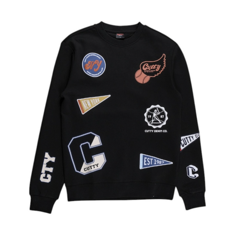 Cutty Sweat Top Beam Black