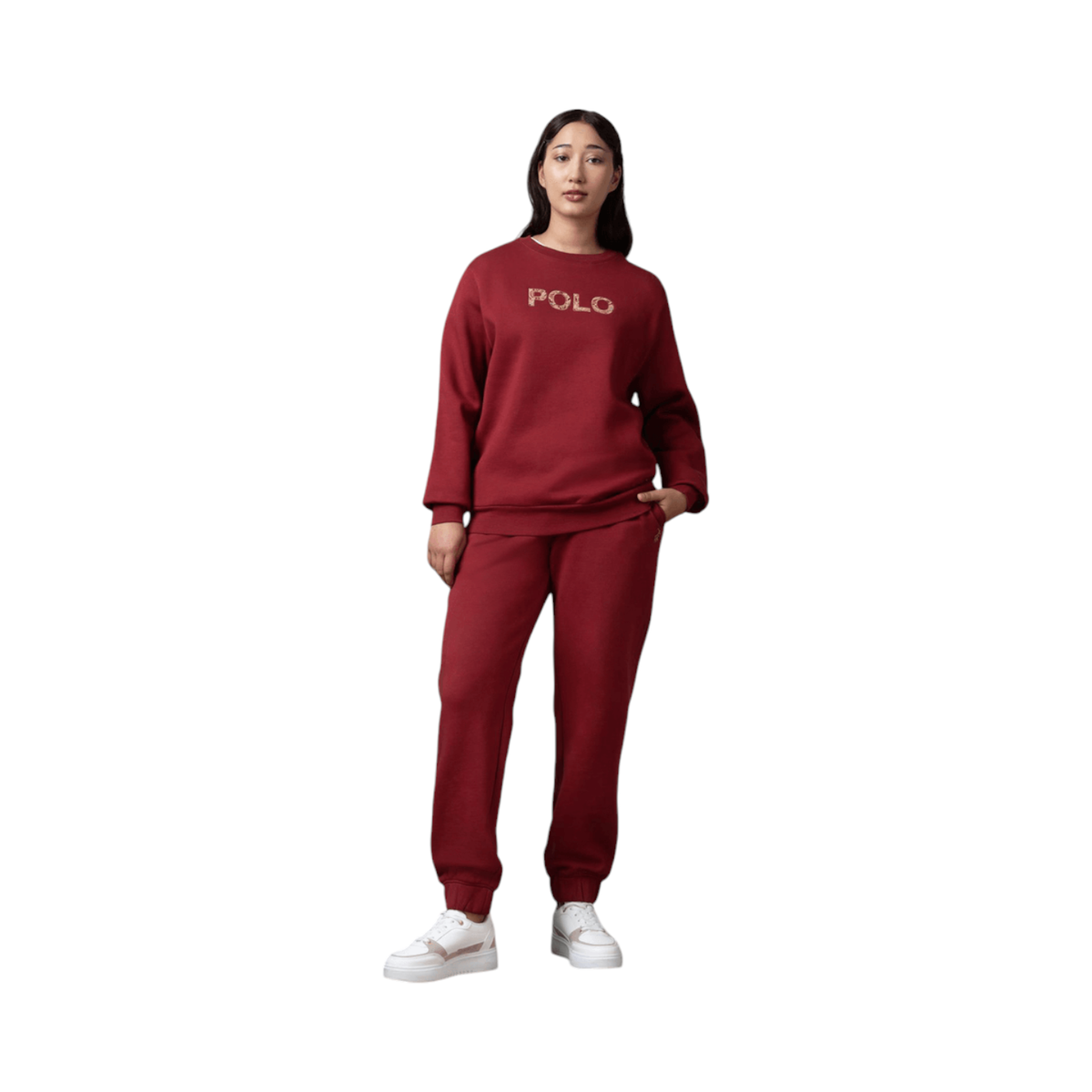 Polo Tracksuit Ladies Amelia Picante Red