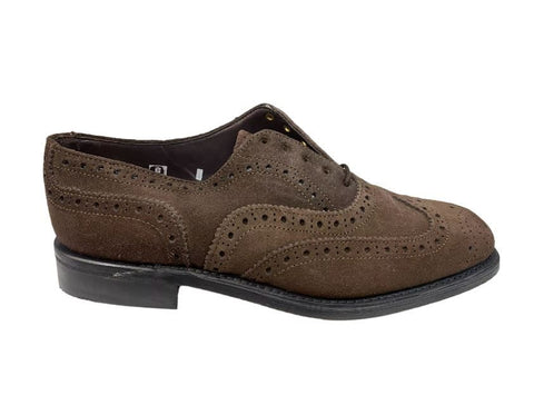 Barker Suede Lace Up Brown