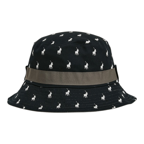 Polo Bucket Reversible Mononogram Grey/Navy/White