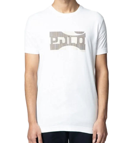 Polo T-Shirt Logo Printed White