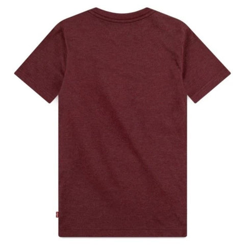 Levis Kids T-Shirt Checkered Maroon