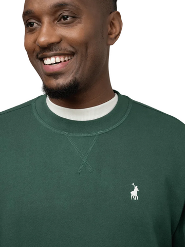 Polo Tracksuit Mens Sport Cuffed Green