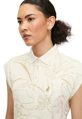Polo Golfer Ladies Printed Stone1199
