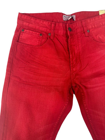 Polo Trouser 5 Pocket Brandon Narrow Leg Red