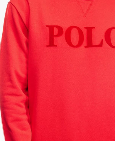 Polo Sweater Flock Red
