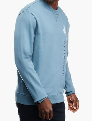 Polo Sweater Pjc Embroidered Logo Blue