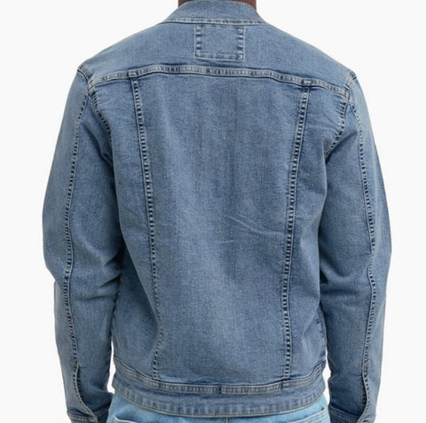 Polo Jacket Pjc Light Wash Denim