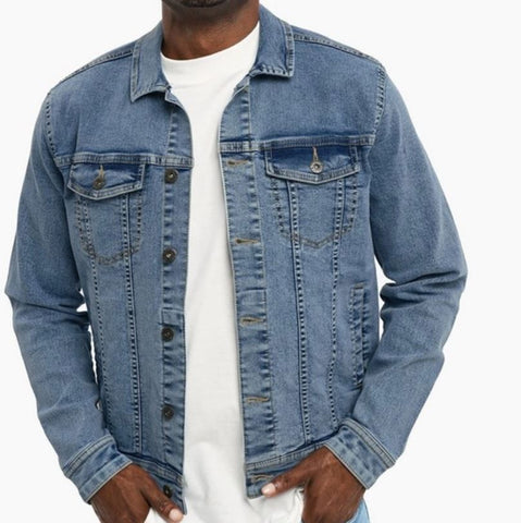 Polo Jacket Pjc Light Wash Denim