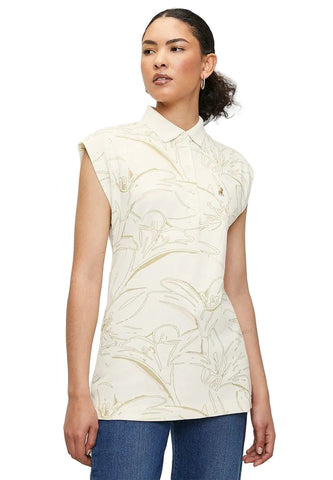 Polo Golfer Ladies Printed Stone1199
