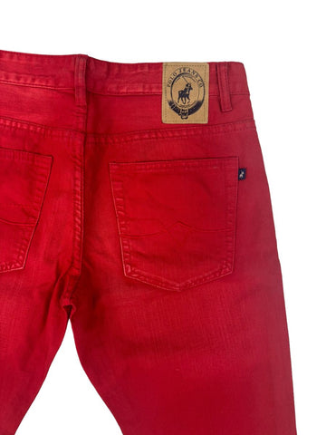 Polo Trouser 5 Pocket Brandon Narrow Leg Red