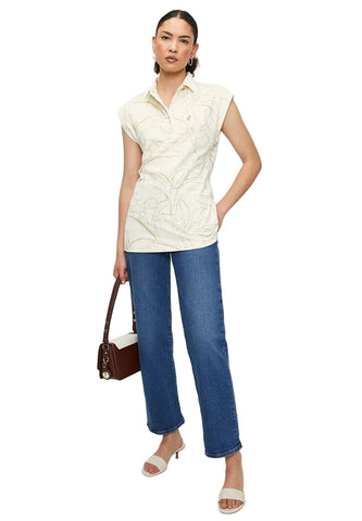 Polo Golfer Ladies Printed Stone1199