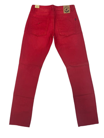 Polo Trouser 5 Pocket Brandon Narrow Leg Red