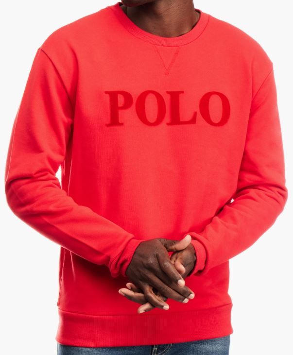 Polo Sweater Flock Red