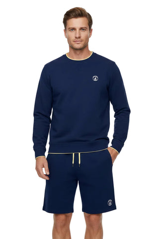 Polo Shorts Sweater Set Sport Pique Navy