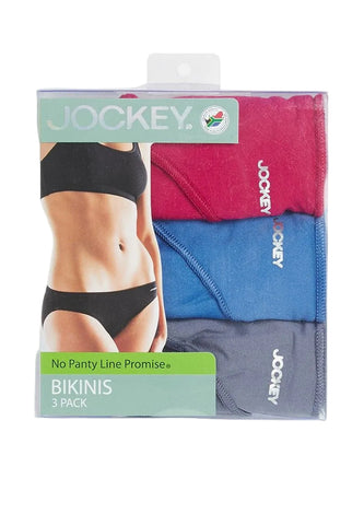 Jockey No Panty Line 3 Pack Bikini Multi