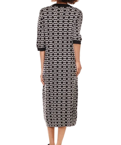 Polo Dress Ladies Monogram Yumna Knitted Black