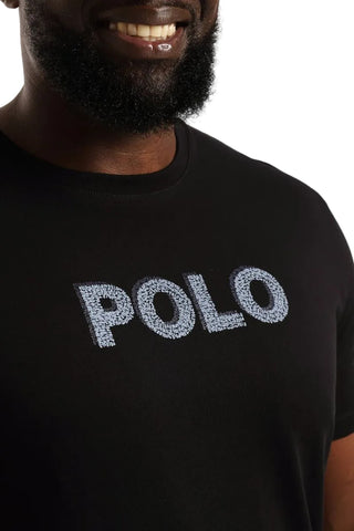 Polo T-Shirt Hd Logo Printed Black