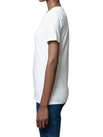 Polo T-Shirt Ladies Imbali Sequin Off White