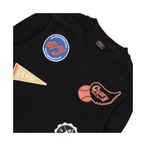 Cutty Sweat Top Beam Black