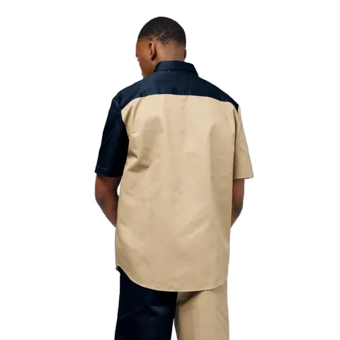 Dickies Brooklyn Short Sleeve Shirt – Navy/Khaki
