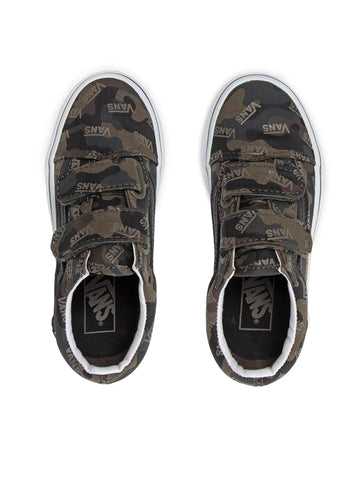Vans Kids Old Skool Velcro Camo Olive