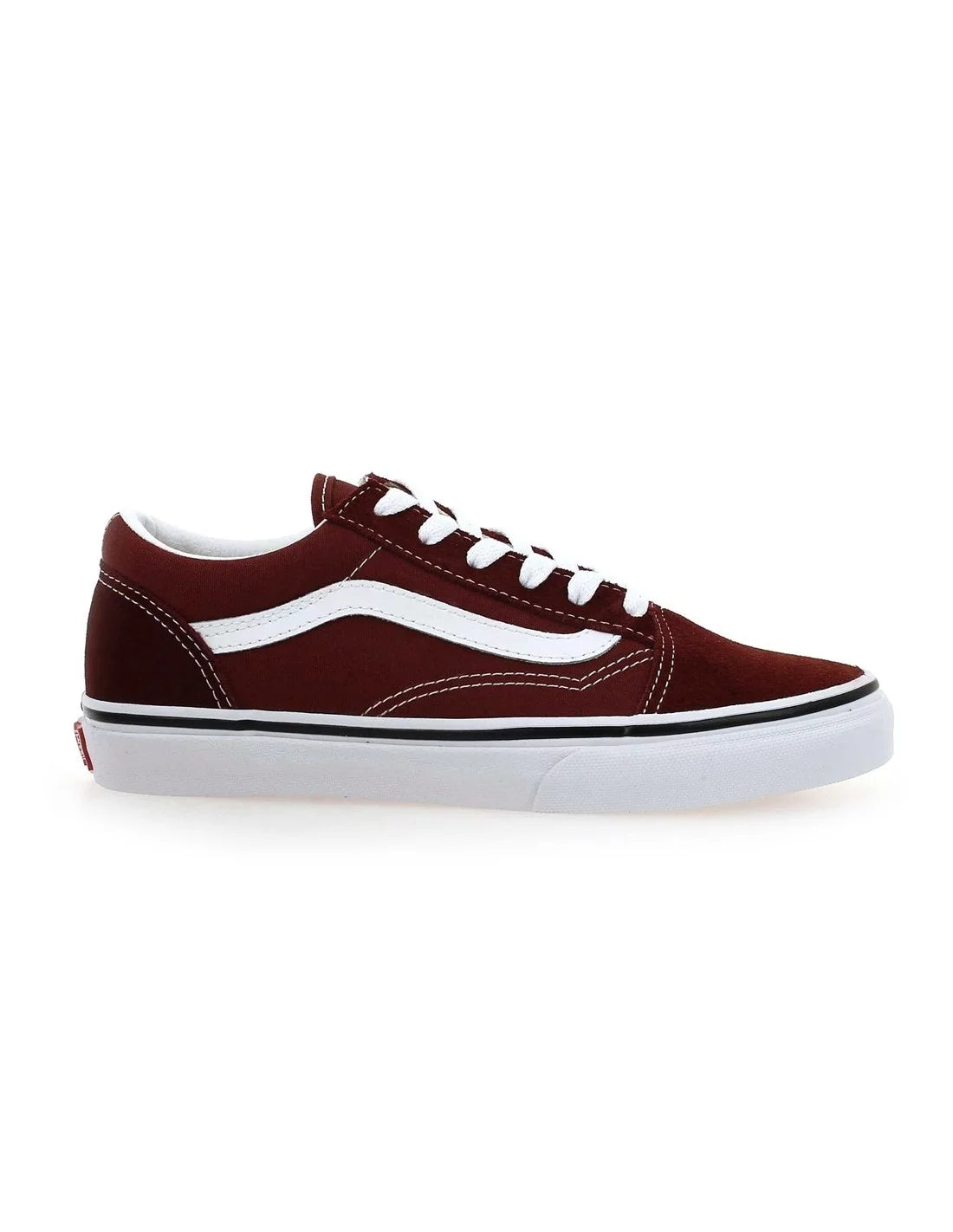 Vans Kids Old Skool Maroon And White