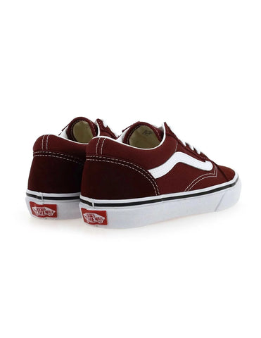 Vans Kids Old Skool Maroon And White