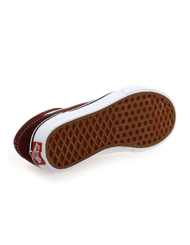 Vans Kids Old Skool Maroon And White