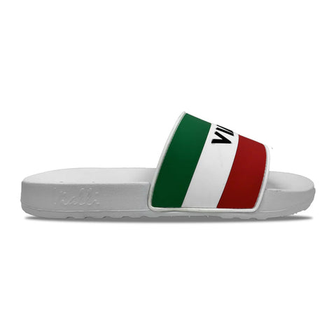 Vialli Sandles Slide Khing White/Red/Green
