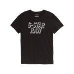 G Star Crew Shadow Graphic Black