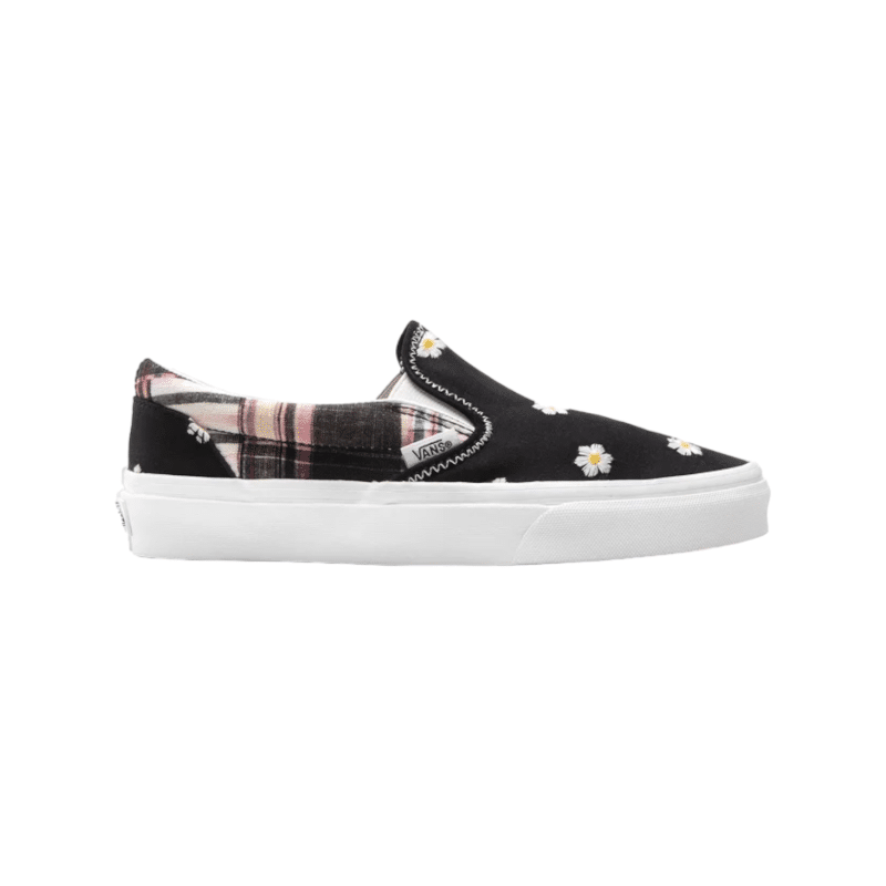 Vans Classic Slip-On Floral Plaid Patchwork