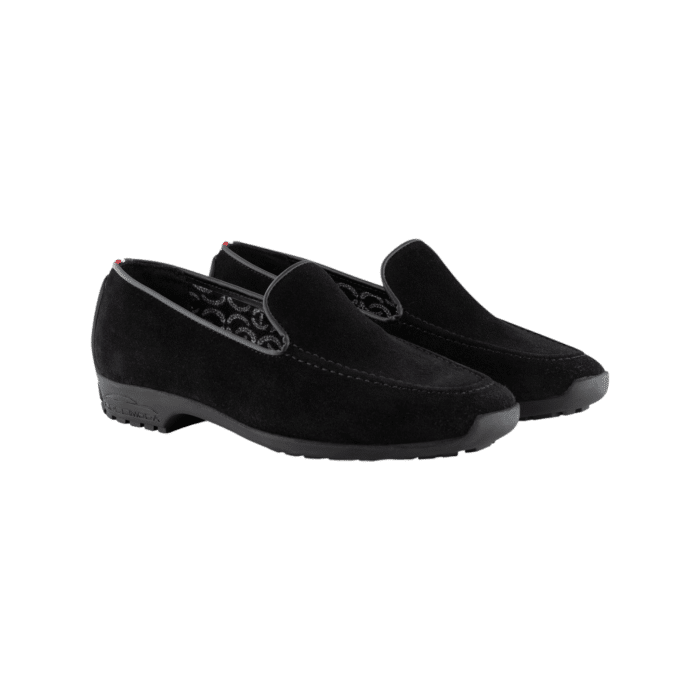 137 7A | The Rossimoda Slip On Suede in Black combines luxurious suede with a sleek, effortless design for ultimate comfort and style. Perfect for any occasion, these slip-ons offer a sophisticated touch to both casual and formal outfits.