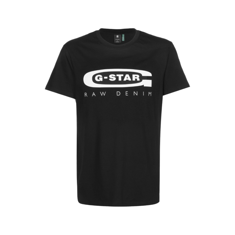 G Star Crew Graphic 4 Slim R T S/S Black