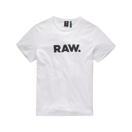 G Star Crew Holorn R T S/S White