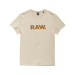 G Star Crew Holorn R T S/S Cream