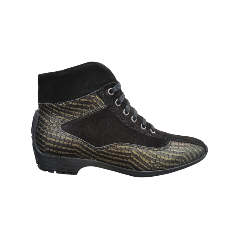 Rossimoda Cayenne Serpente Black Boot