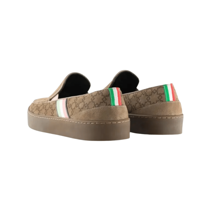 137 168B | The Rossimoda Slip On Morocco GT450 Suede in Brown combines unique style with exceptional comfort. Featuring a premium textile upper and cushioned insole, these slip-ons offer durability and support for all-day wear.