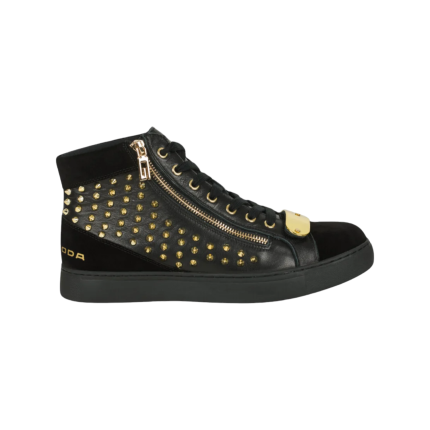 Rossimoda Alta Hi Pelliccia Sneaker Black