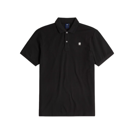 G Star Golfer Dunda Slim Polo S/S Black