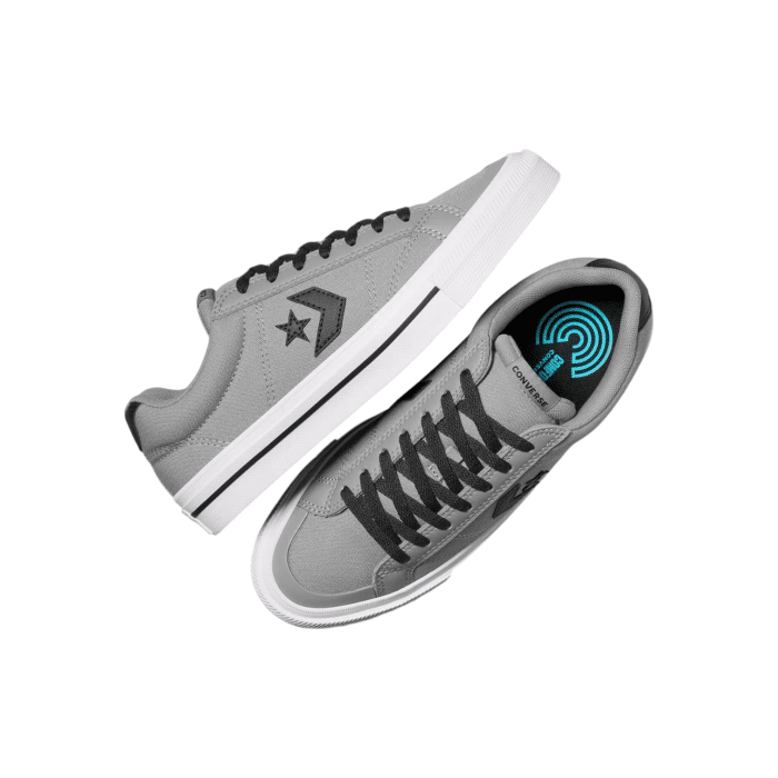 125 34B | Step up your sneaker game with the Converse Sport Casual Low, featuring a sleek design in Classic Grey, Black, and White. These versatile sneakers offer a timeless style and all-day comfort, making them perfect for any casual outfit.