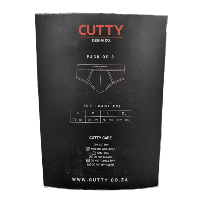 139 All 1 | The Cutty Cotton Briefs 3-Pack in Black, Grey and Melange delivers ultimate comfort with a soft, breathable cotton blend and a snug, tailored fit. Featuring durable construction, moisture-wicking fabric, and a secure waistband, these briefs offer all-day support and a stylish look.