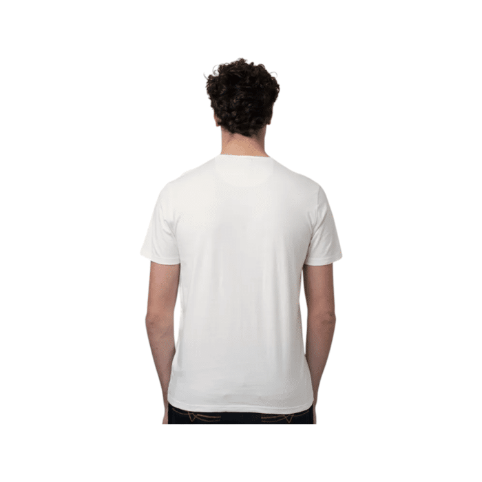 303 109A | The Polo Crew Crest Embroidered T-Shirt in White combines classic design with a touch of sophistication, featuring an intricately embroidered crest that adds a refined element to the casual staple. Made from high-quality fabric, this t-shirt offers a comfortable fit that effortlessly enhances your everyday style while ensuring durability and lasting wear.