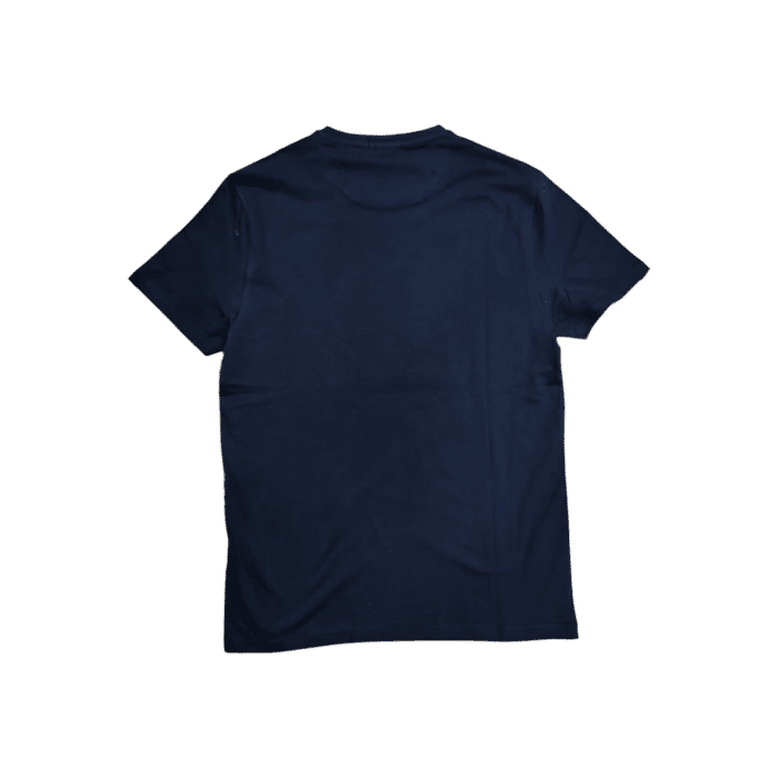 303 110A | The Polo Crew Crest Embroidered T-Shirt in Navy combines classic design with a touch of sophistication, featuring an intricately embroidered crest that adds a refined element to the casual staple. Made from high-quality fabric, this t-shirt offers a comfortable fit that effortlessly enhances your everyday style while ensuring durability and lasting wear.