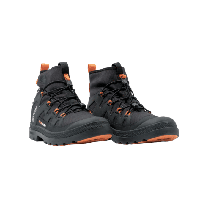 530 169B | The Palladium Pampa Lite+ XPLR WP+ in Black combines lightweight construction with waterproof technology, making it perfect for any weather. These versatile boots offer exceptional comfort and durability, ensuring you stay stylish and protected on all your adventures.