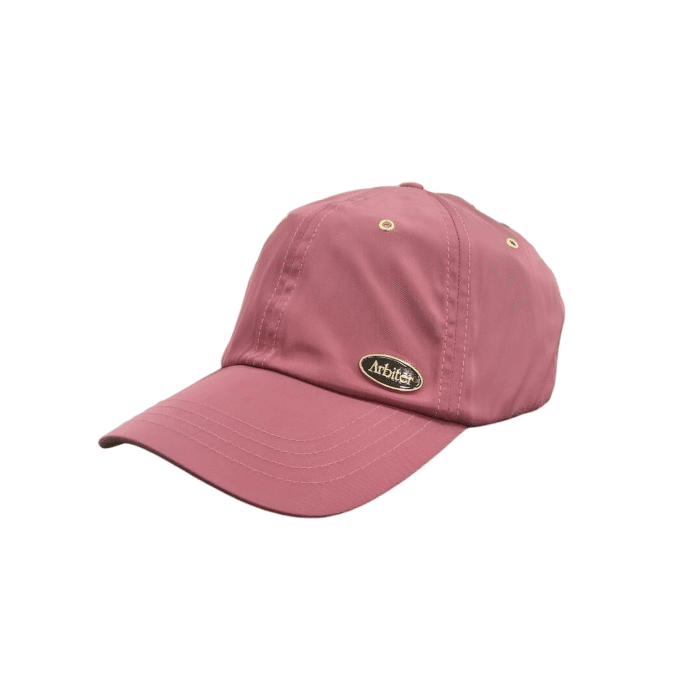 652 4A | The Arbiter Sports Peak Cap in burgundy offers a perfect blend of style and functionality, featuring durable, breathable fabric and an adjustable fit for all-day comfort. Its rich color and structured design make it a versatile accessory, ideal for both athletic and casual wear.